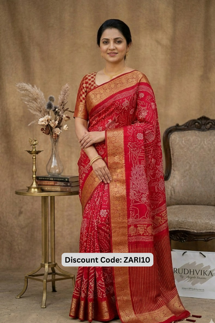 Premium Pure Dola Silk Hot Pink Saree with Rich Zari Border | Bridal & Festive Wear Saree