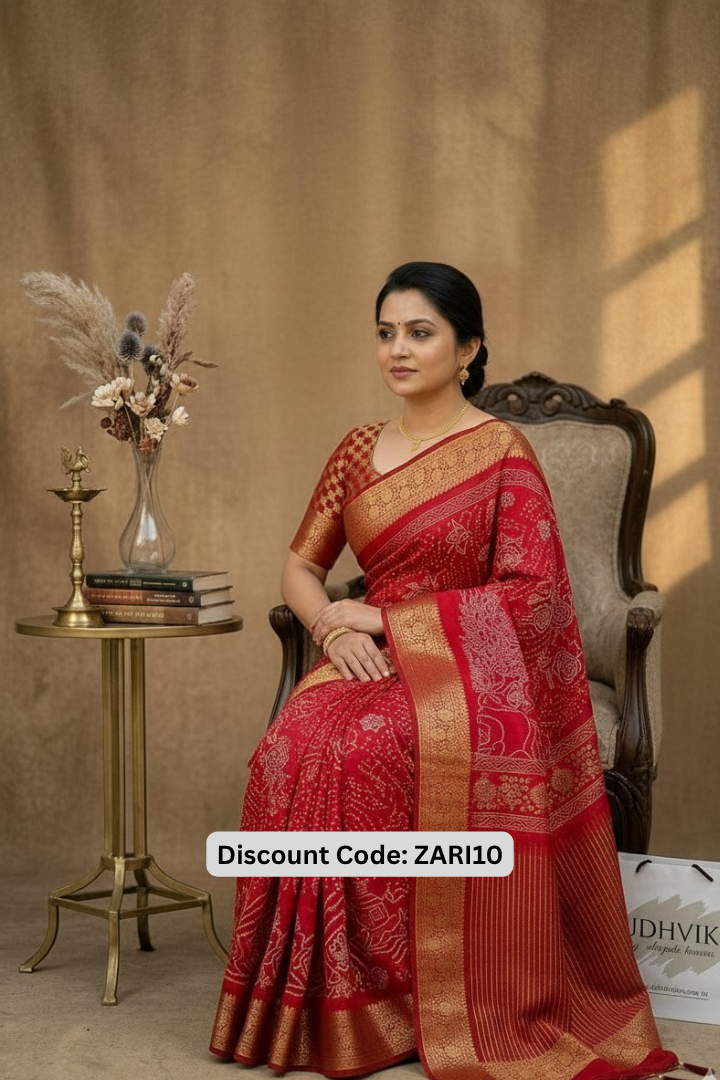 Premium Pure Dola Silk Hot Pink Saree with Rich Zari Border | Bridal & Festive Wear Saree
