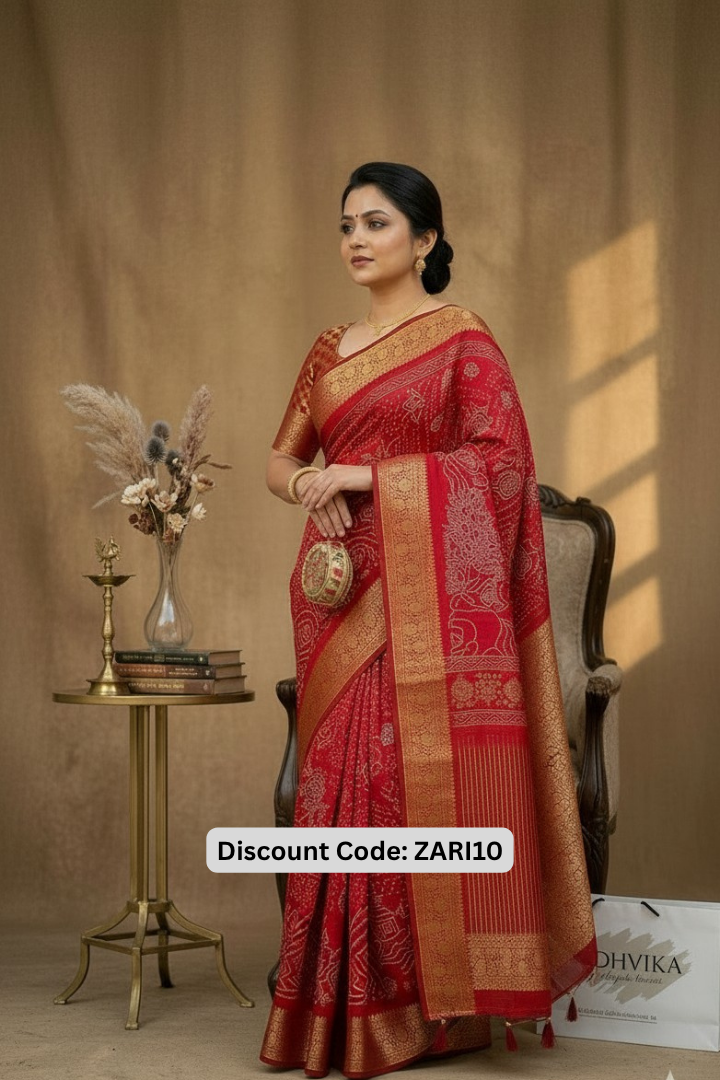 Premium Pure Dola Silk Hot Pink Saree with Rich Zari Border | Bridal & Festive Wear Saree