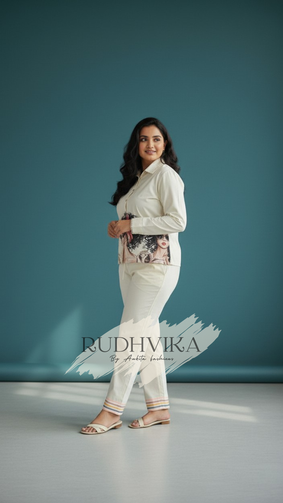 RUDHVIKA Cotton Co-ord Set