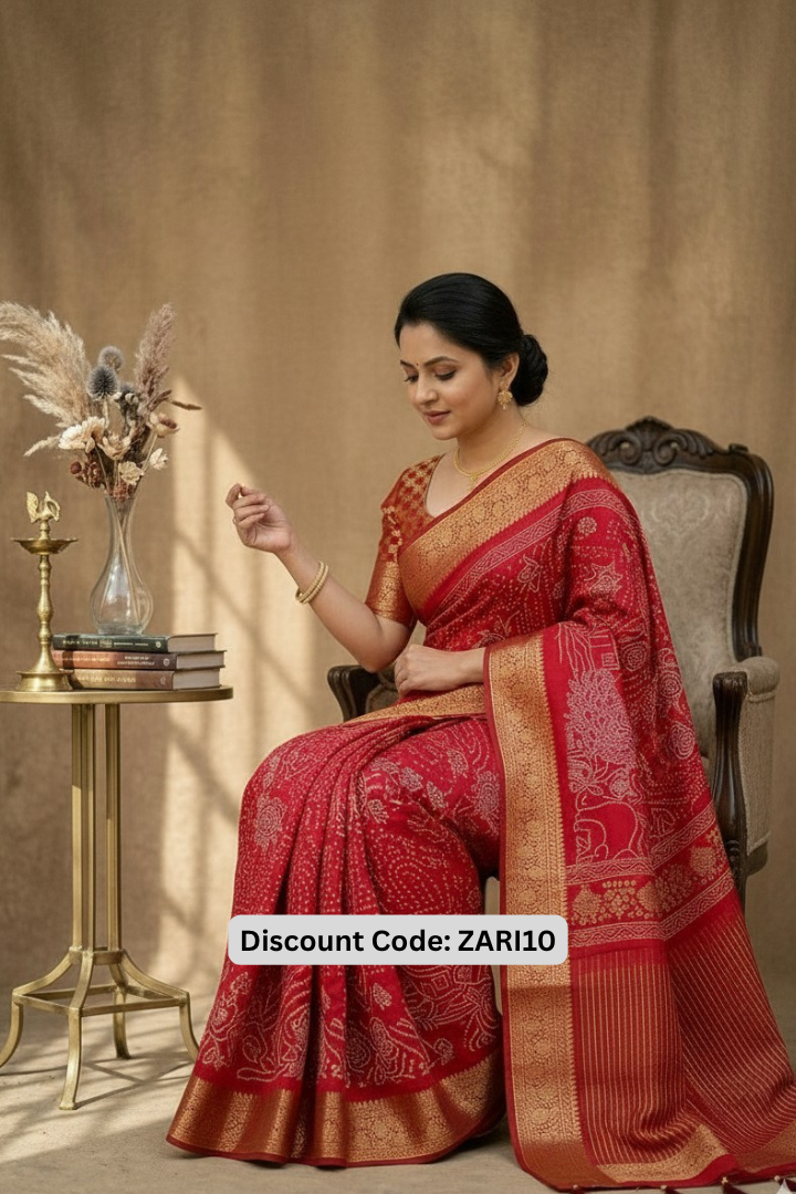 Premium Pure Dola Silk Hot Pink Saree with Rich Zari Border | Bridal & Festive Wear Saree