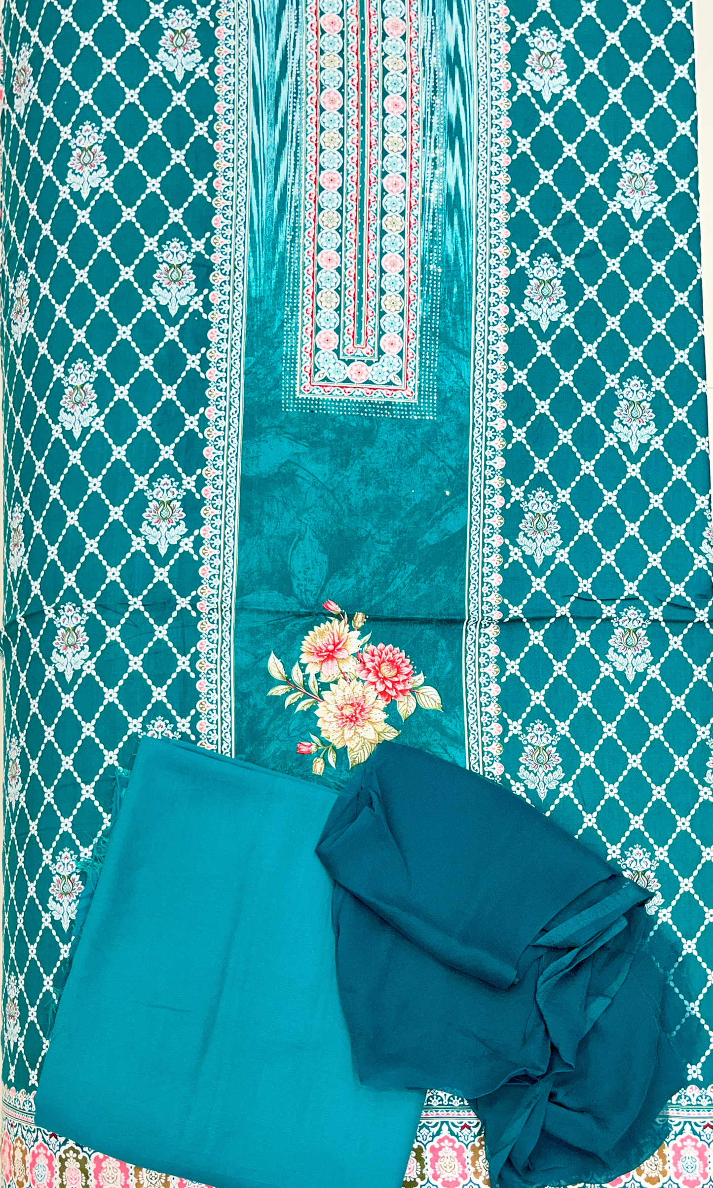 Daily Wear Rayon Unstitched Suit Set with Dupatta – Soft & Comfortable